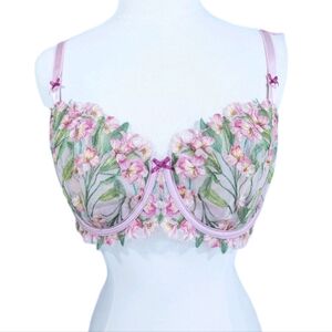 Victoria's Secret Dream Angels Plus Size Bra 38G Women Underwire NEW pink lily